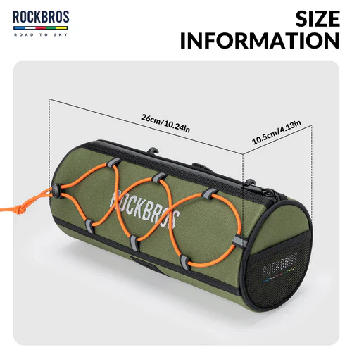 ROAD TO SKY Handlebar Bag with Knob Locking Design-1.5L - Image 11