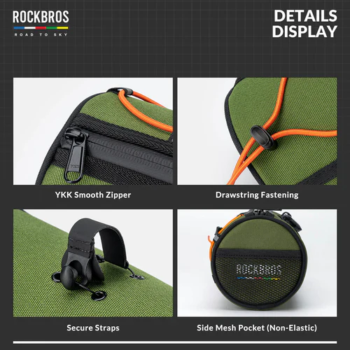 ROAD TO SKY Handlebar Bag with Knob Locking Design-1.5L - Image 13