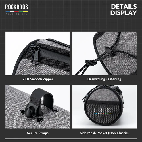 ROAD TO SKY Handlebar Bag with Knob Locking Design-1.5L - Image 21