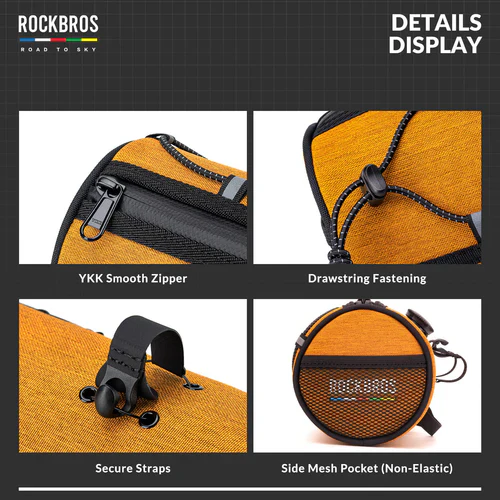 ROAD TO SKY Handlebar Bag with Knob Locking Design-1.5L - Image 29