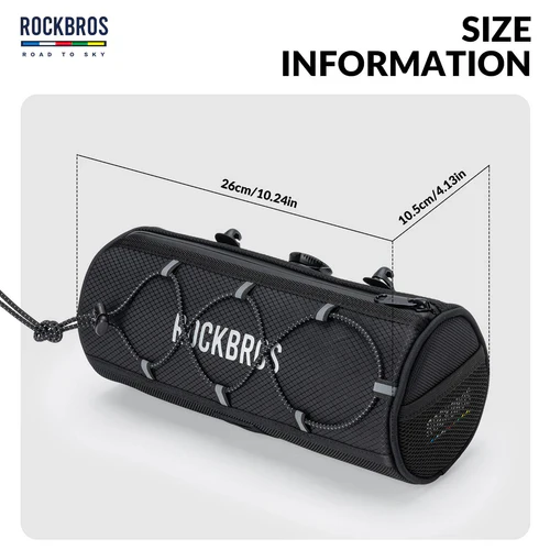ROAD TO SKY Handlebar Bag with Knob Locking Design-1.5L - Image 3