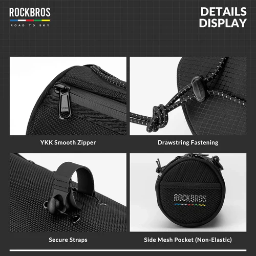 ROAD TO SKY Handlebar Bag with Knob Locking Design-1.5L - Image 5