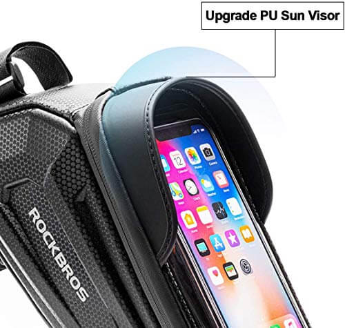 Hard-Shell Bike Top Tube Phone Bag - Image 5