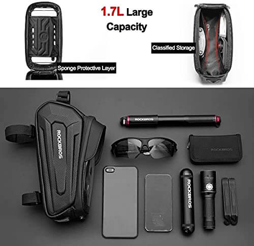Hard-Shell Bike Top Tube Phone Bag - Image 7