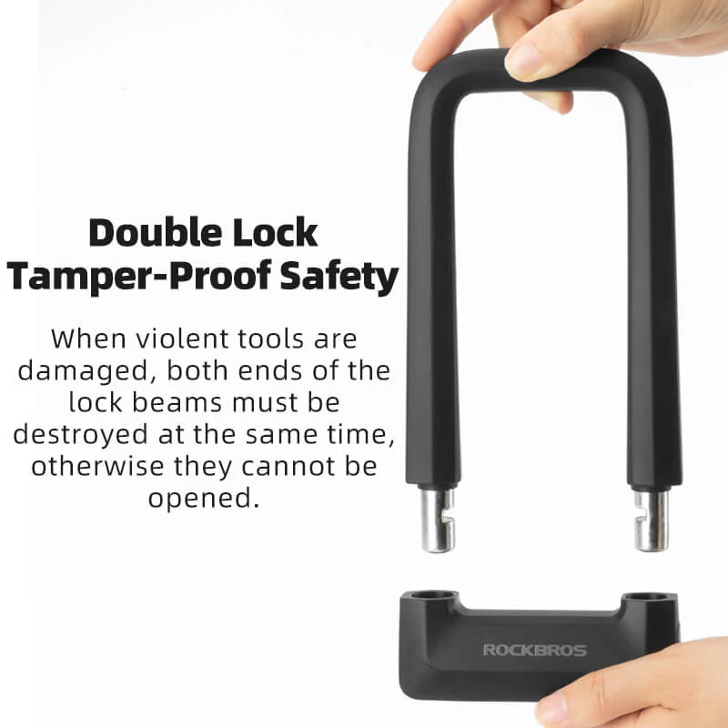 Heavy-Duty Anti-Cut Bike U-Lock - Image 3