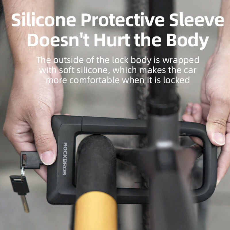 Heavy-Duty Anti-Cut Bike U-Lock - Image 8