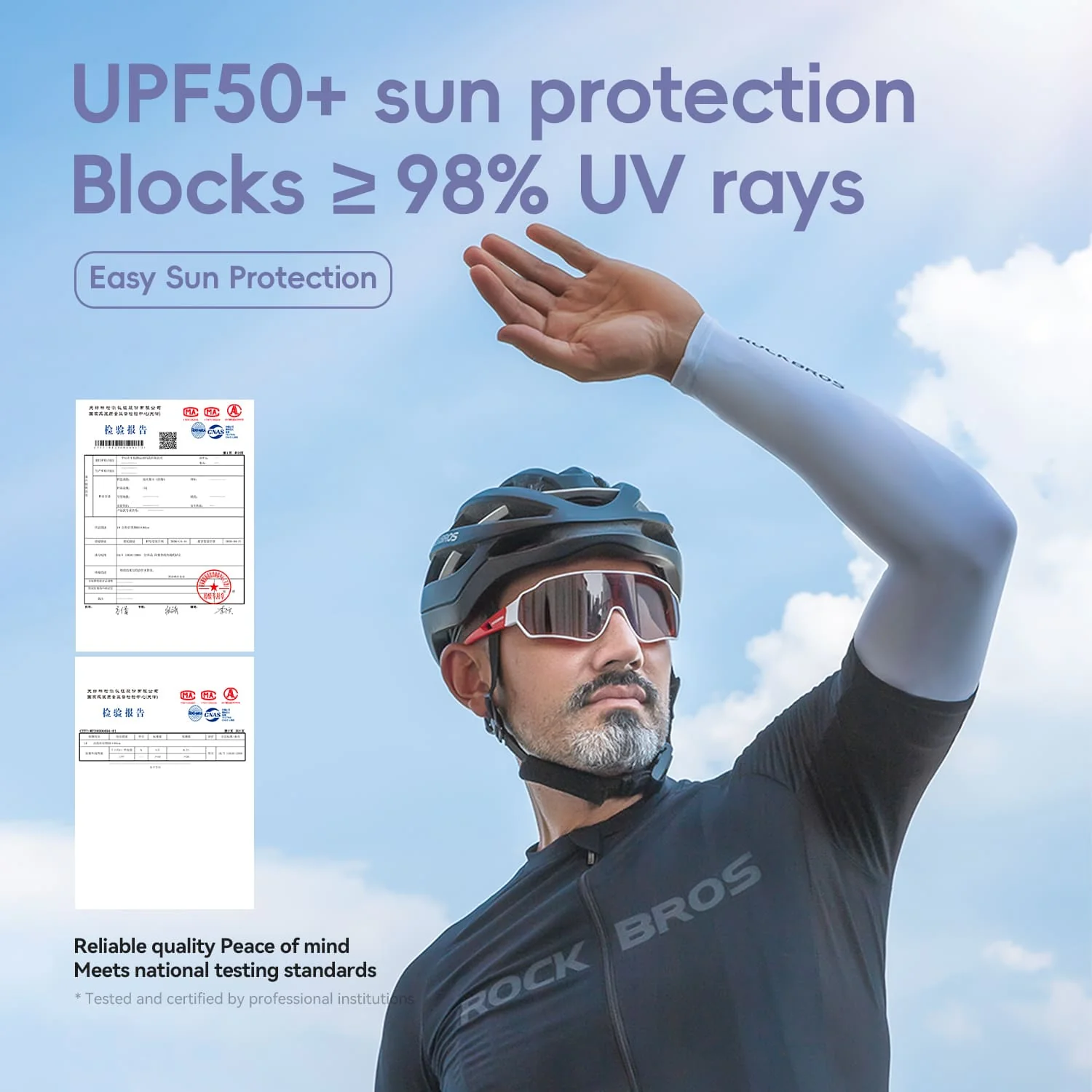 Ice Silk Cycling Arm Sleeves - Image 13