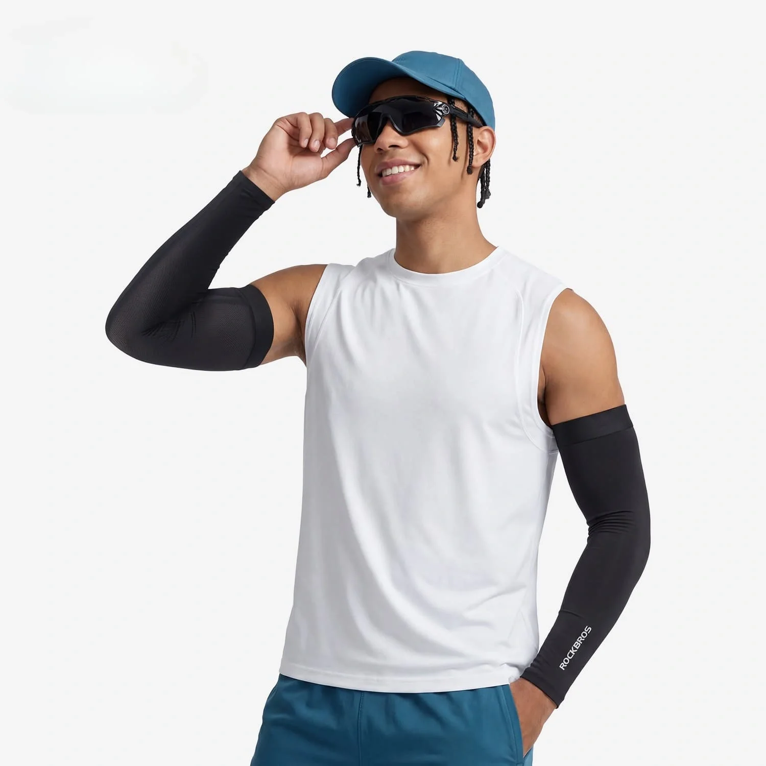 Ice Silk Seamless Sun Protection Arm - Image 15