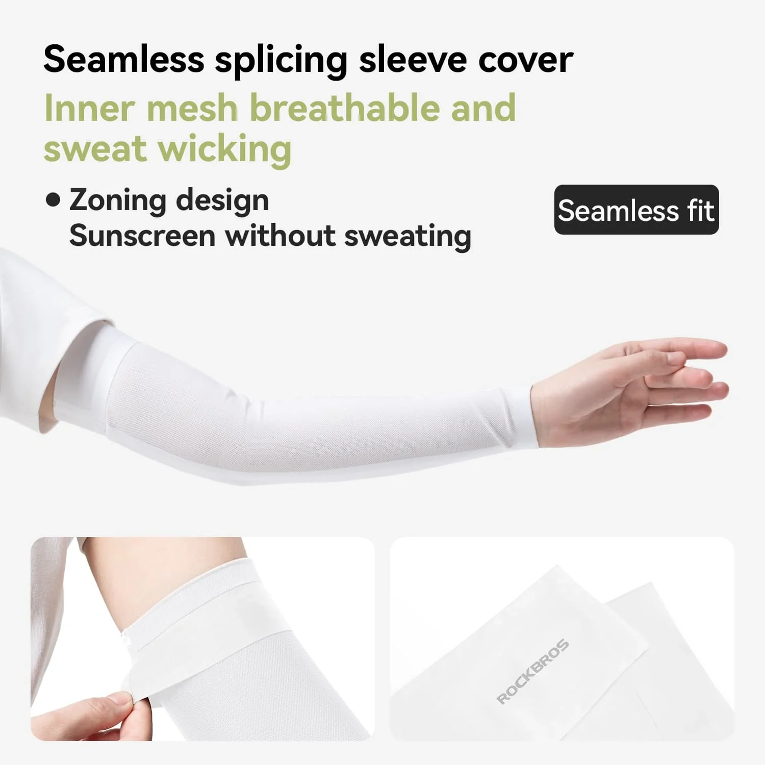 Ice Silk Seamless Sun Protection Arm - Image 4