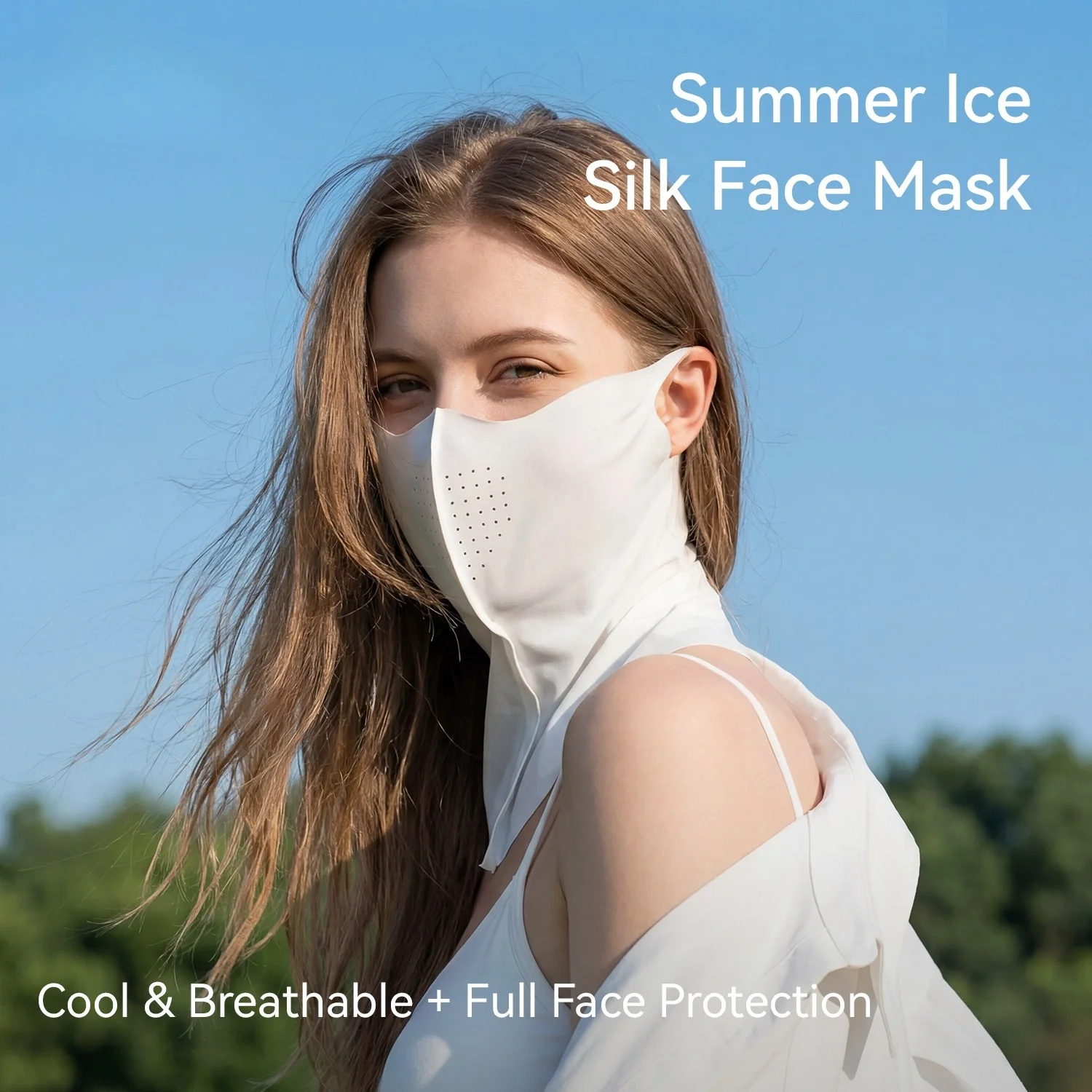 Ice Silk Sun Protection Face Mask - Image 8