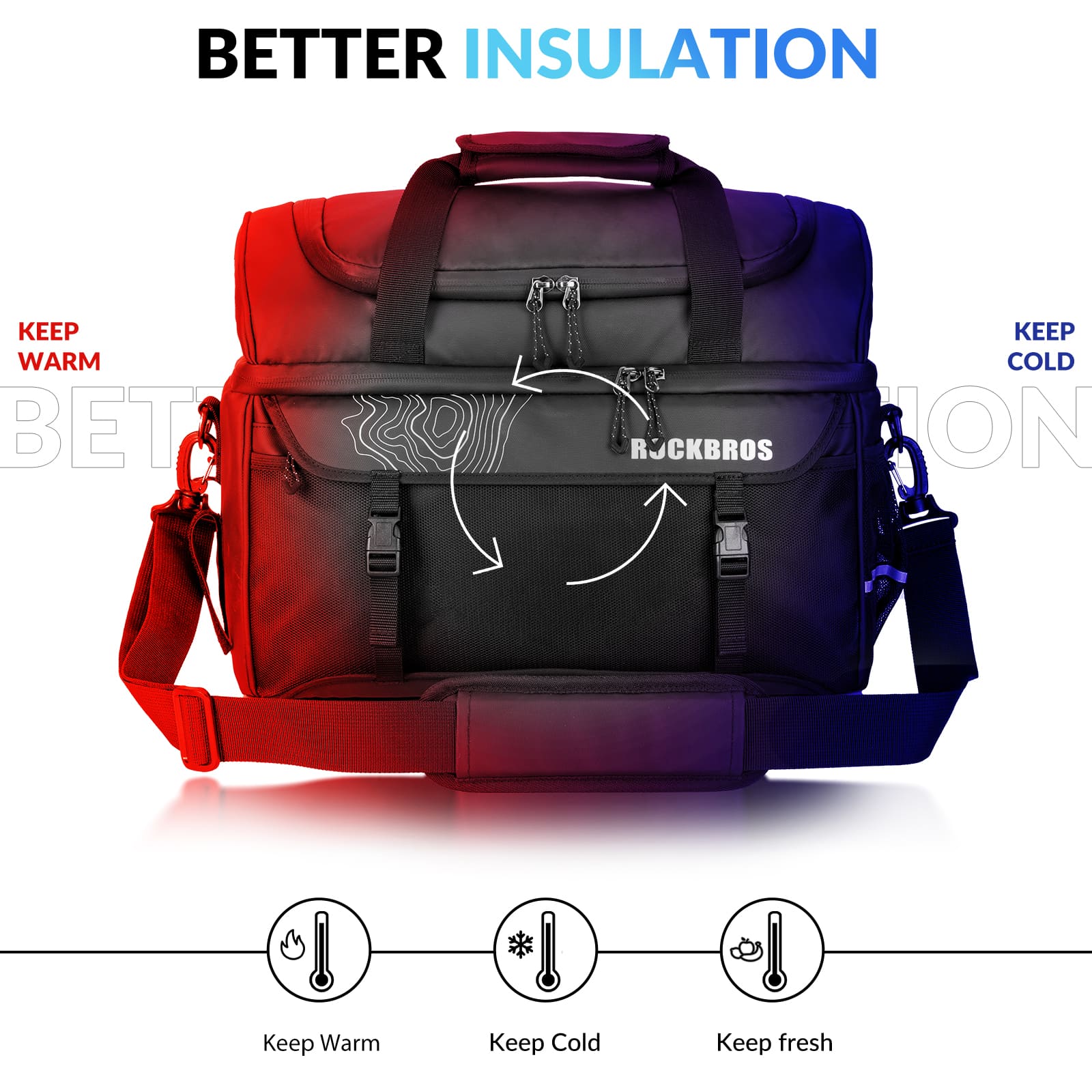 Insulated Bike Rear Rack Cooler Pannier – 11L - Image 5