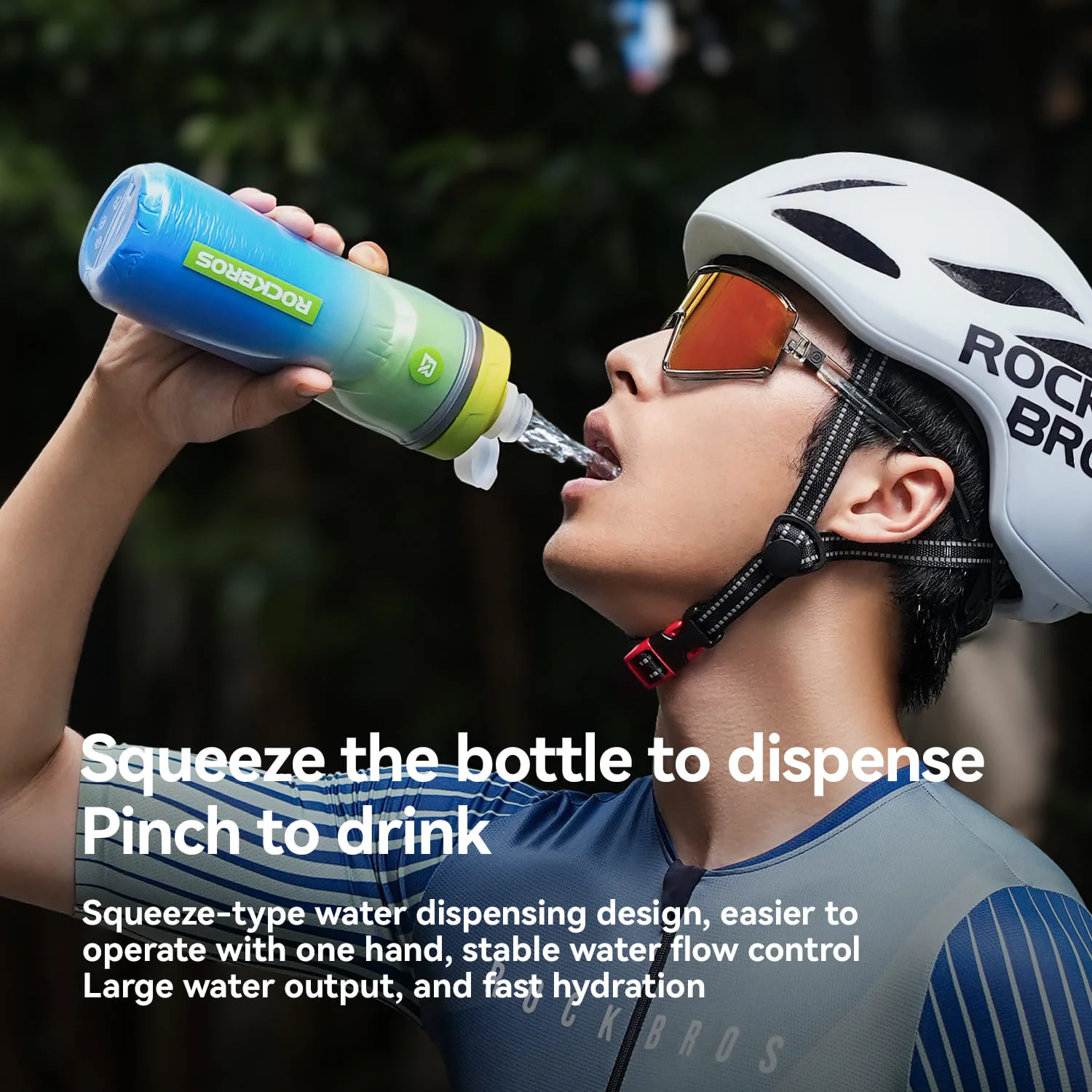 Insulated Squeeze Cycling Water Bottle-620ml - Image 10