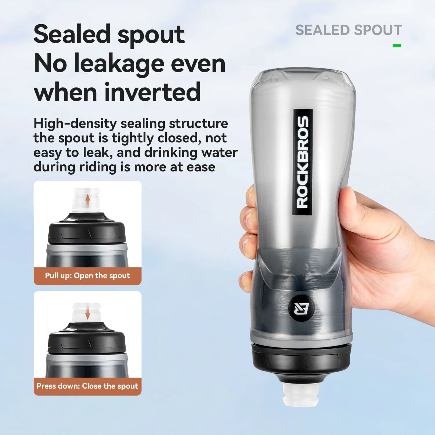 Insulated Squeeze Cycling Water Bottle-620ml - Image 11