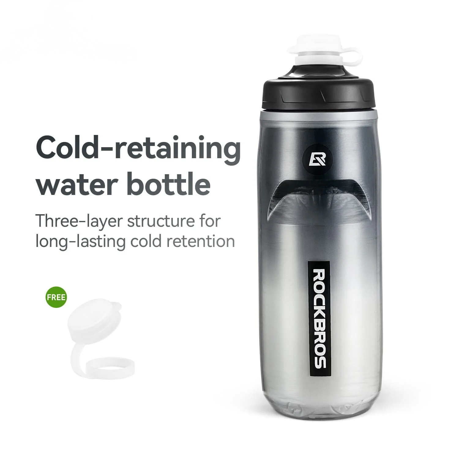 Insulated Squeeze Cycling Water Bottle-620ml - Image 16