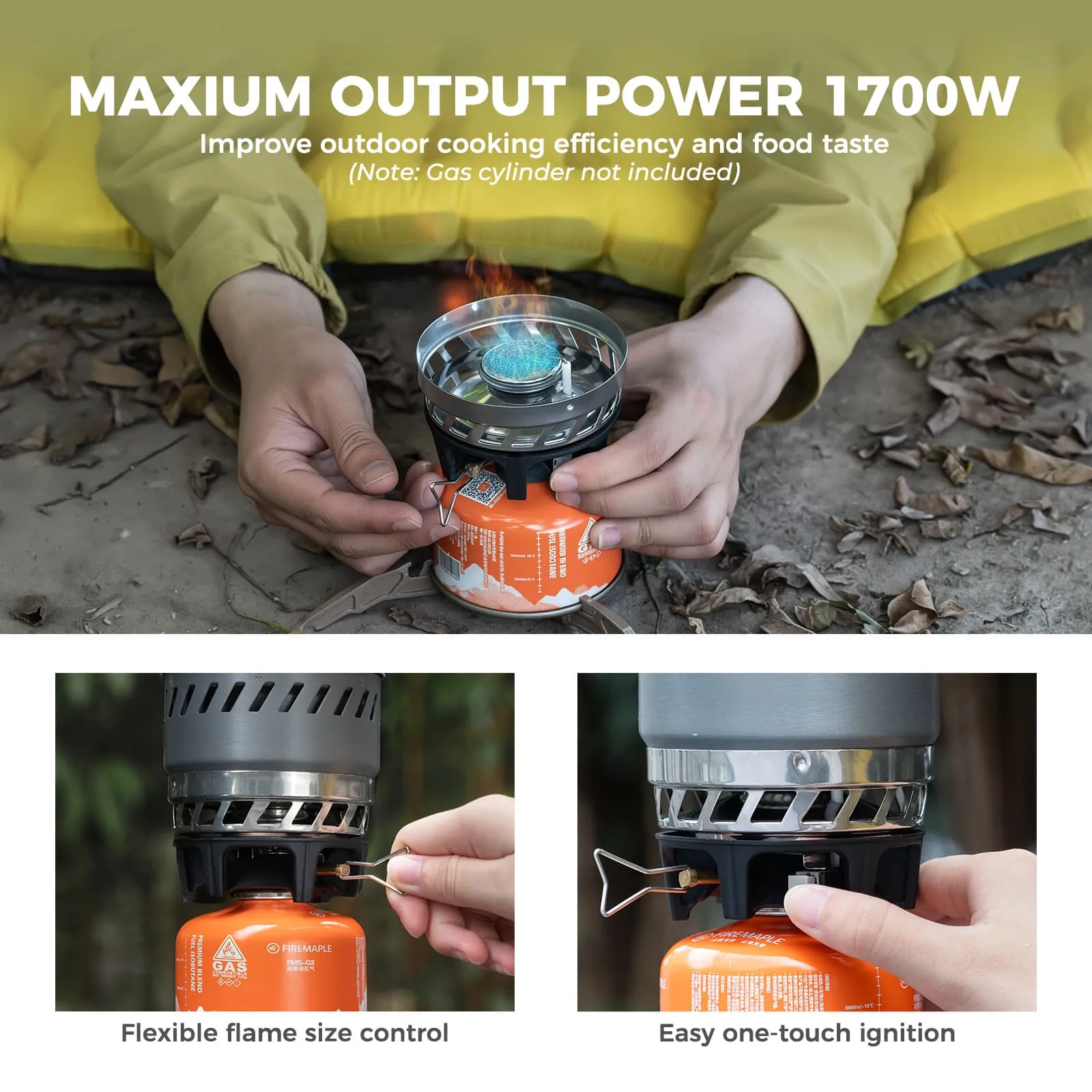 Integrated Heat Exchange Camping Stove System-0.6L - Image 4