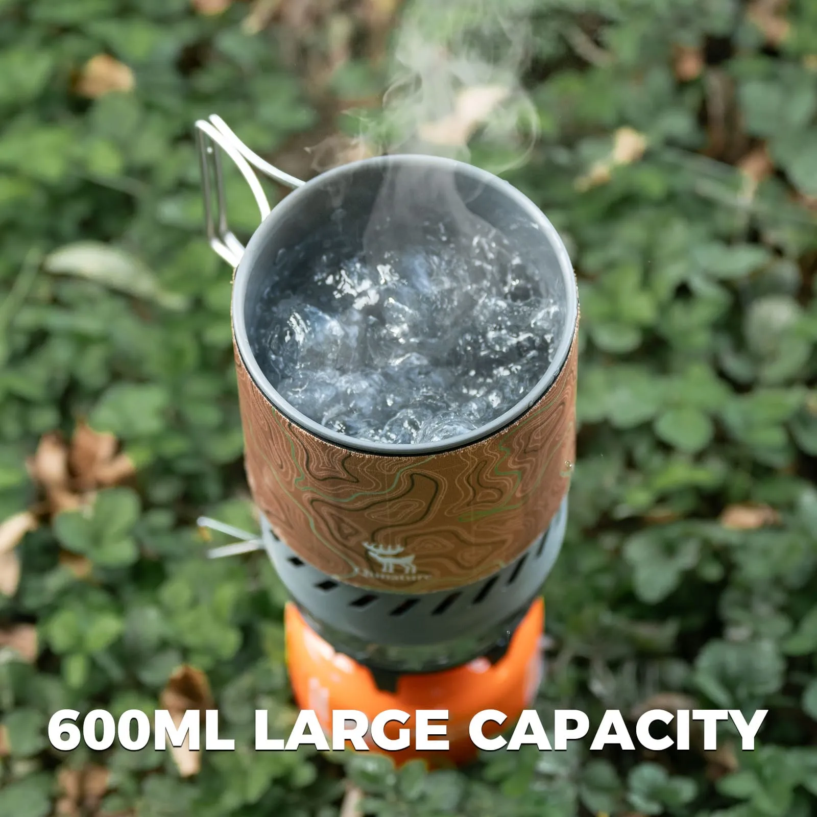 Integrated Heat Exchange Camping Stove System-0.6L - Image 6