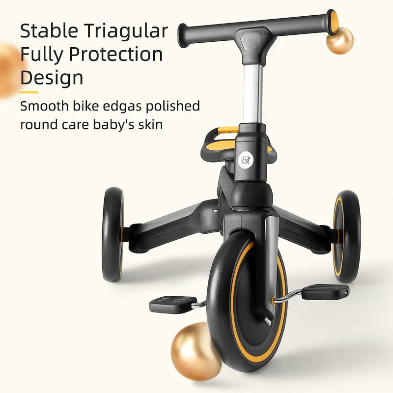 Kids 3-in-1 Tricycle with Adjustable Seat - Image 10