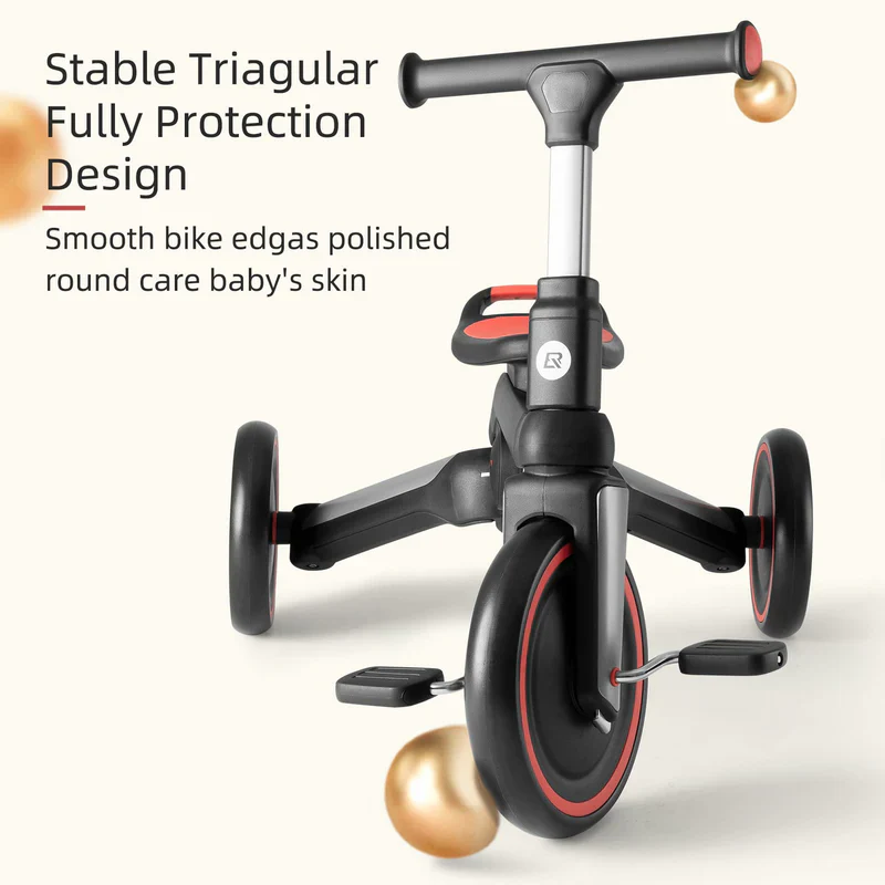 Kids 3-in-1 Tricycle with Adjustable Seat - Image 11