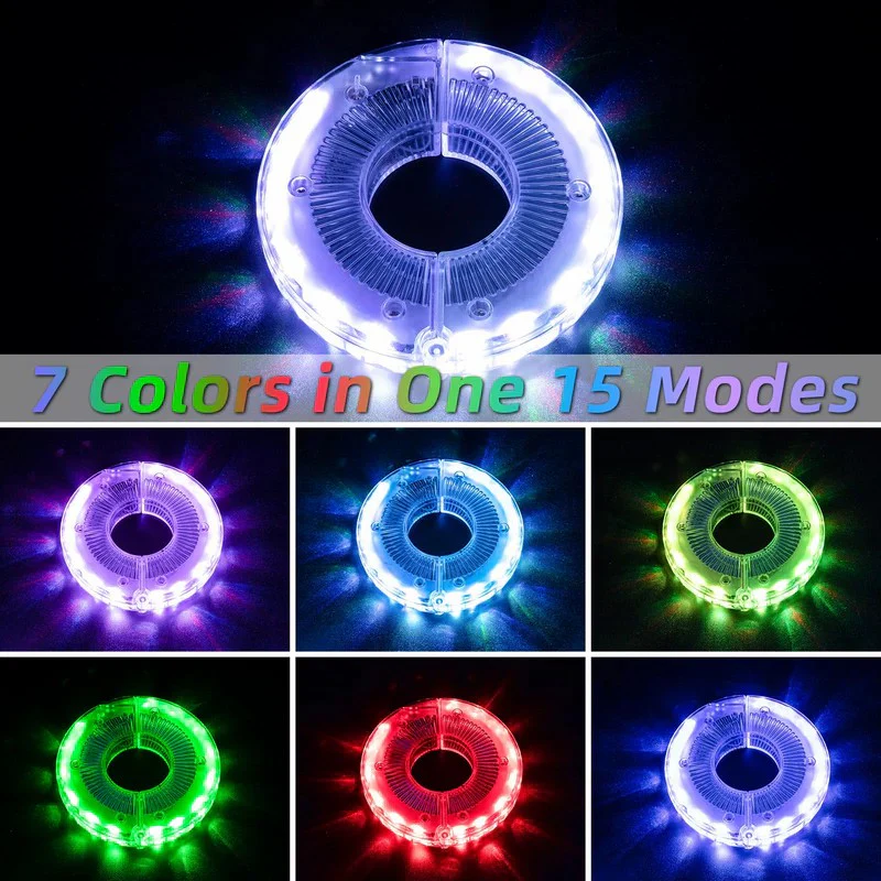 Multi Colored Bike Hub Light - Image 4