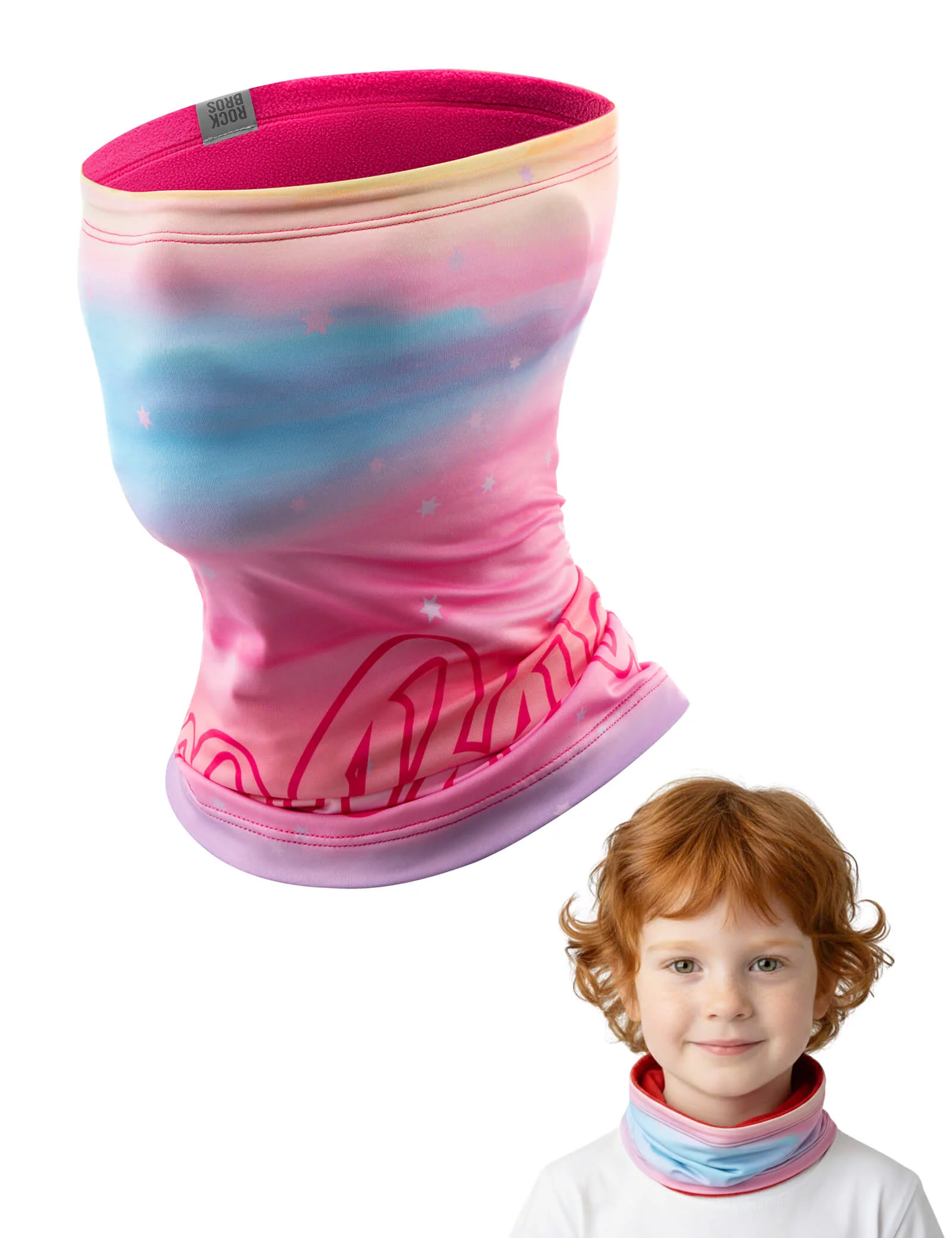 Kids Fleece Warm Face Cover & Neck Gaiter - Image 6