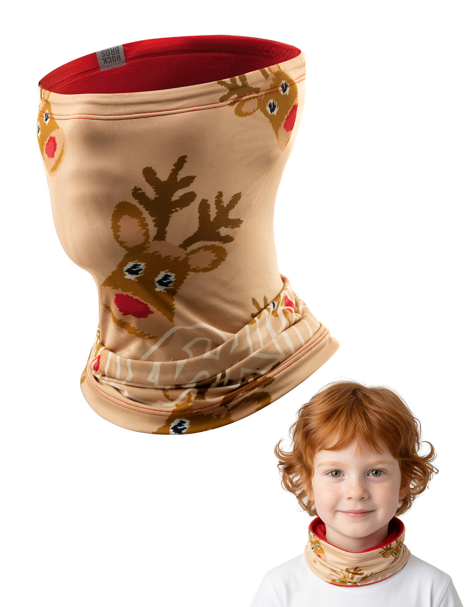 Kids Fleece Warm Face Cover & Neck Gaiter - Image 7