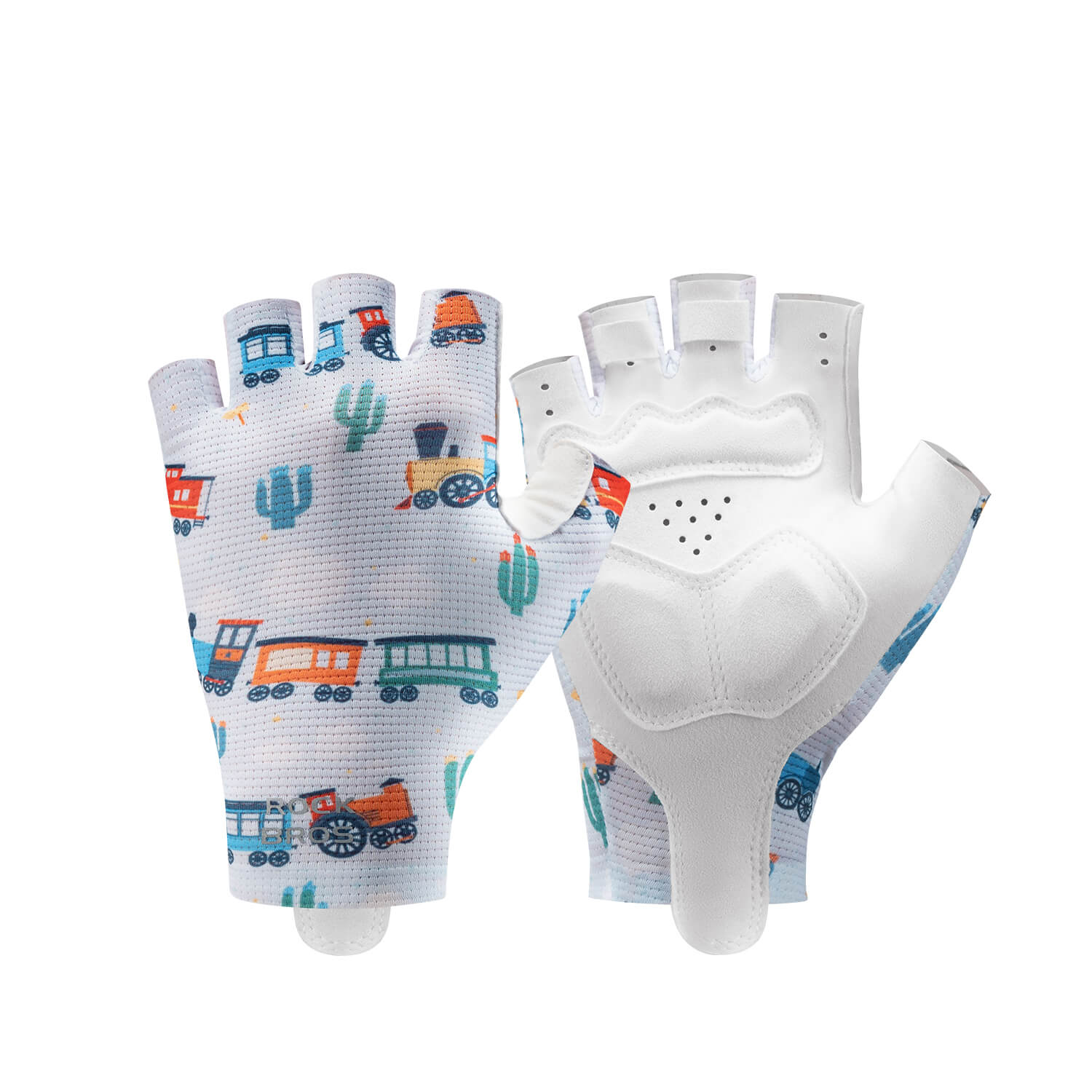 Kids Half Finger Cycling Gloves - Image 2