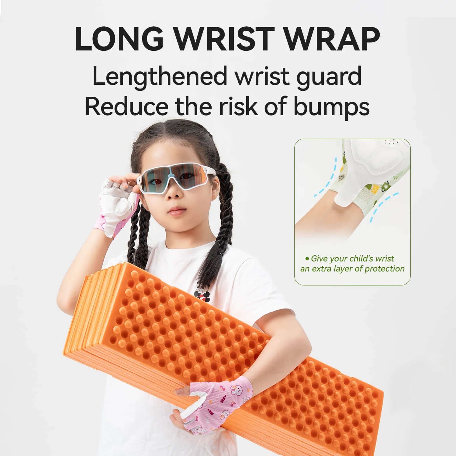 Kids Half Finger Cycling Gloves - Image 9