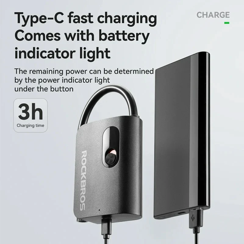 L1 Mini Electric Bike Pump - 70PSI - Image 2