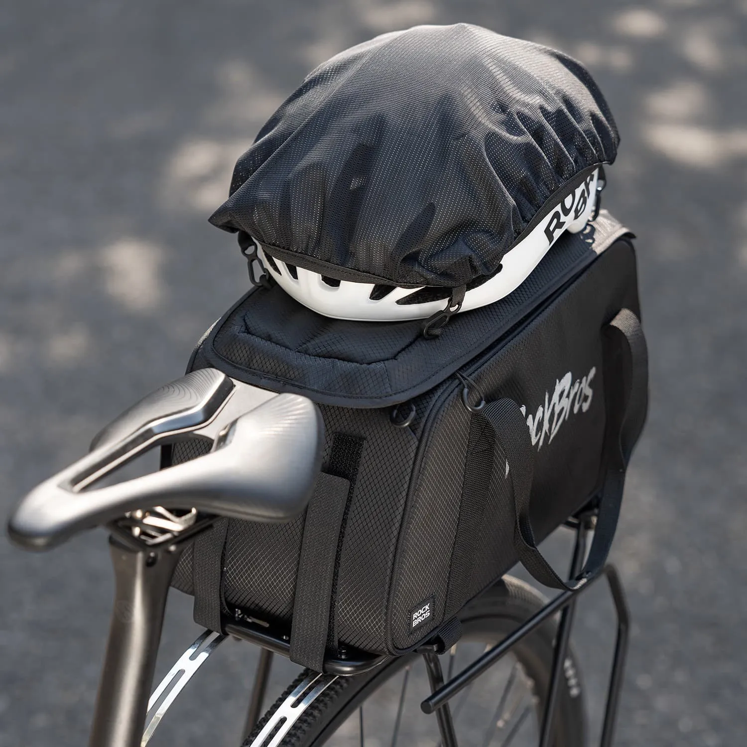 Large Capacity Bike Rear Rack Bag Backpack - Image 12