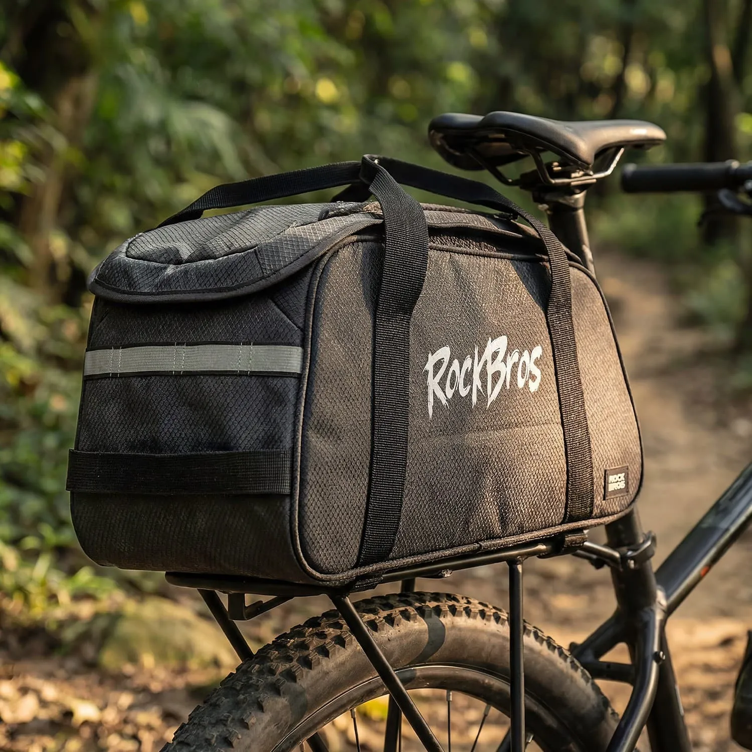 Large Capacity Bike Rear Rack Bag Backpack - Image 13