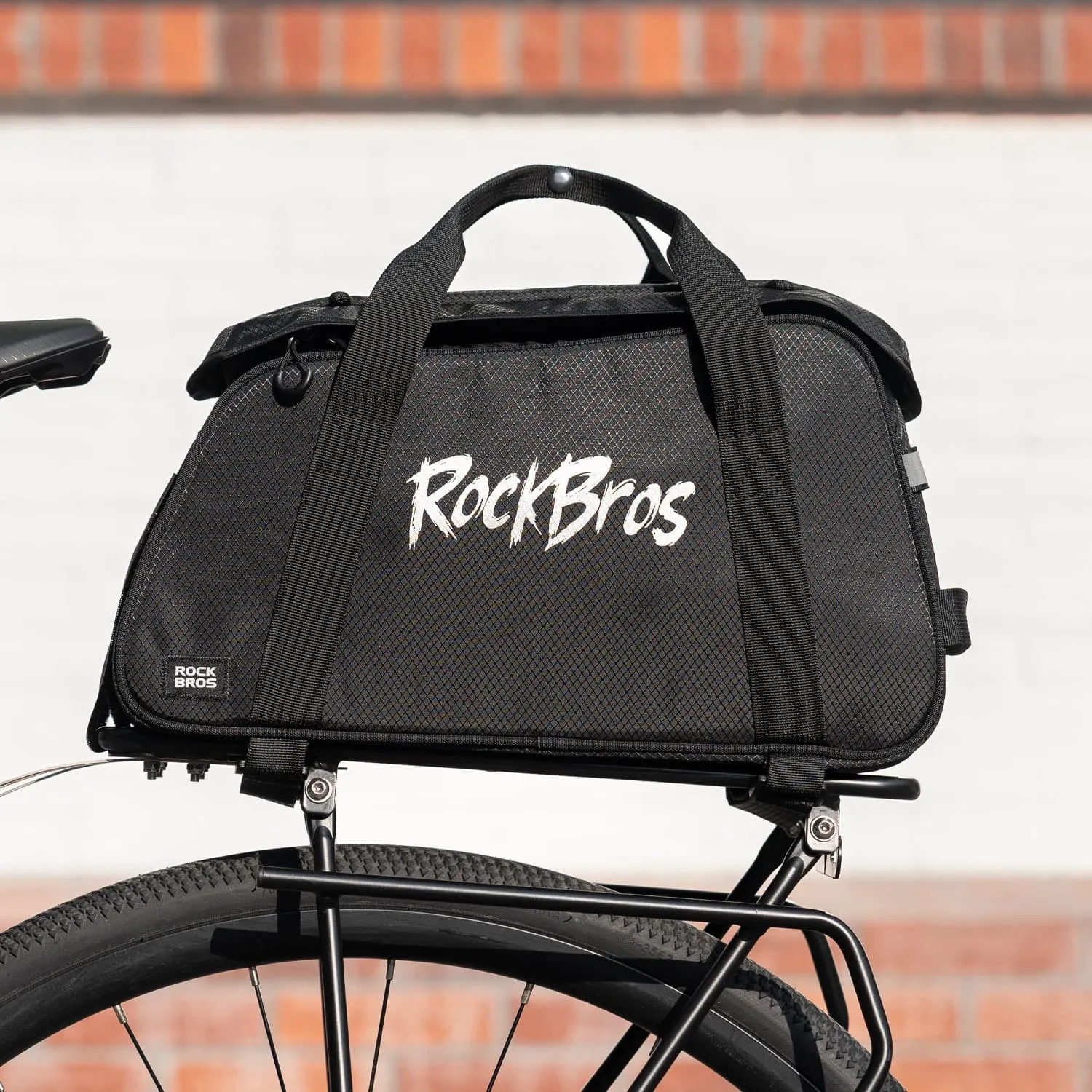 Large Capacity Bike Rear Rack Bag Backpack - Image 14