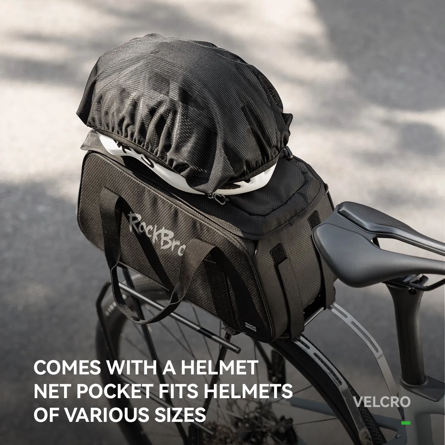 Large Capacity Bike Rear Rack Bag Backpack - Image 6