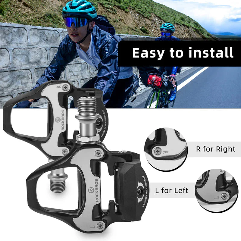 Black Aluminum Road Pedal (SPD-SL Compatible) - Image 5