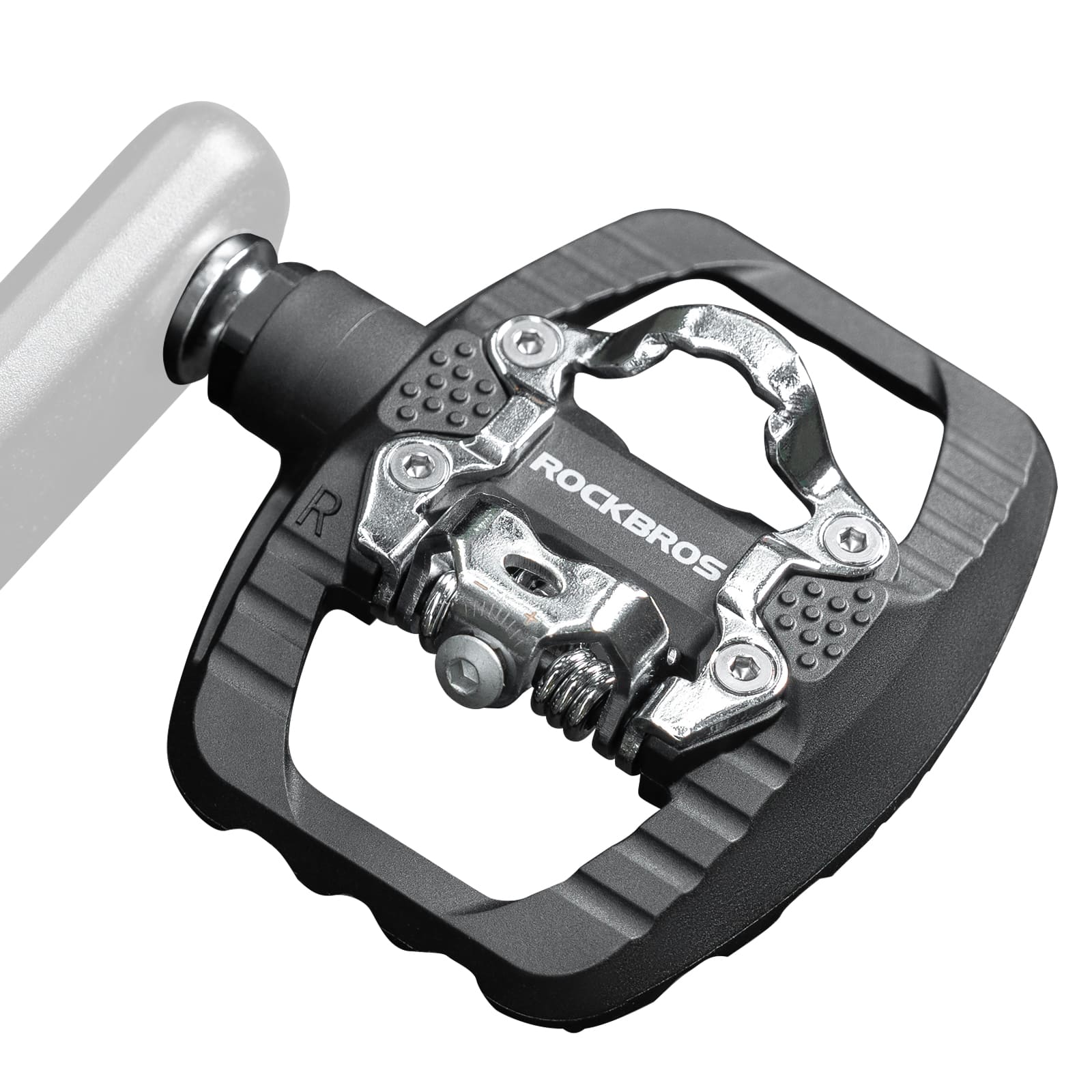Lightweight Nylon Half-Clip Flat Bike Pedals - Image 2