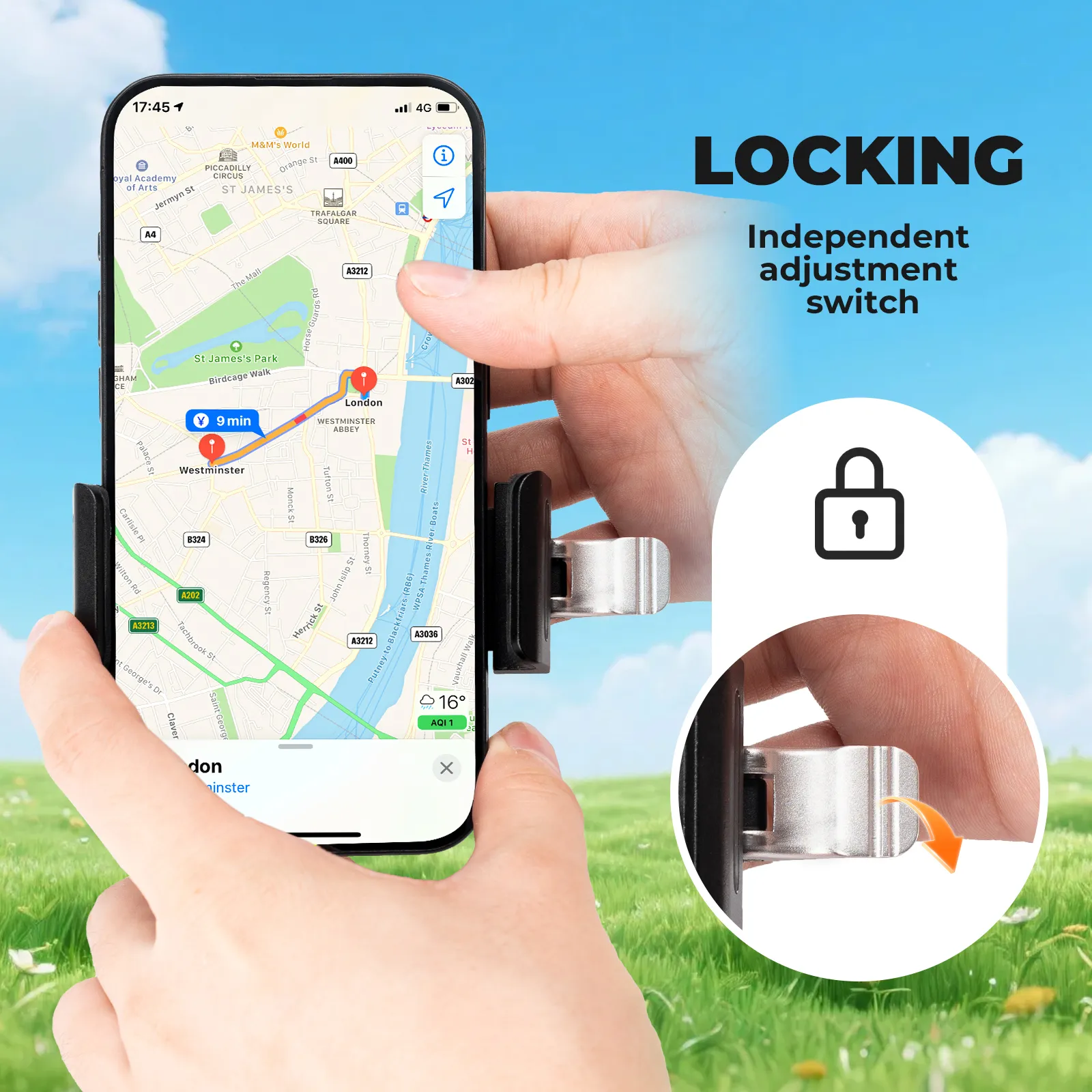 Lightweight Quick-Release Phone Mount - Image 4
