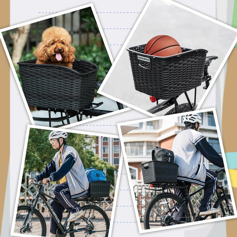 Lightweight Rear Rack Cargo Basket - 30L - Image 10