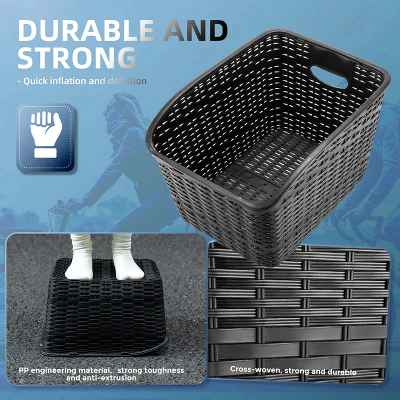 Lightweight Rear Rack Cargo Basket - 30L - Image 6