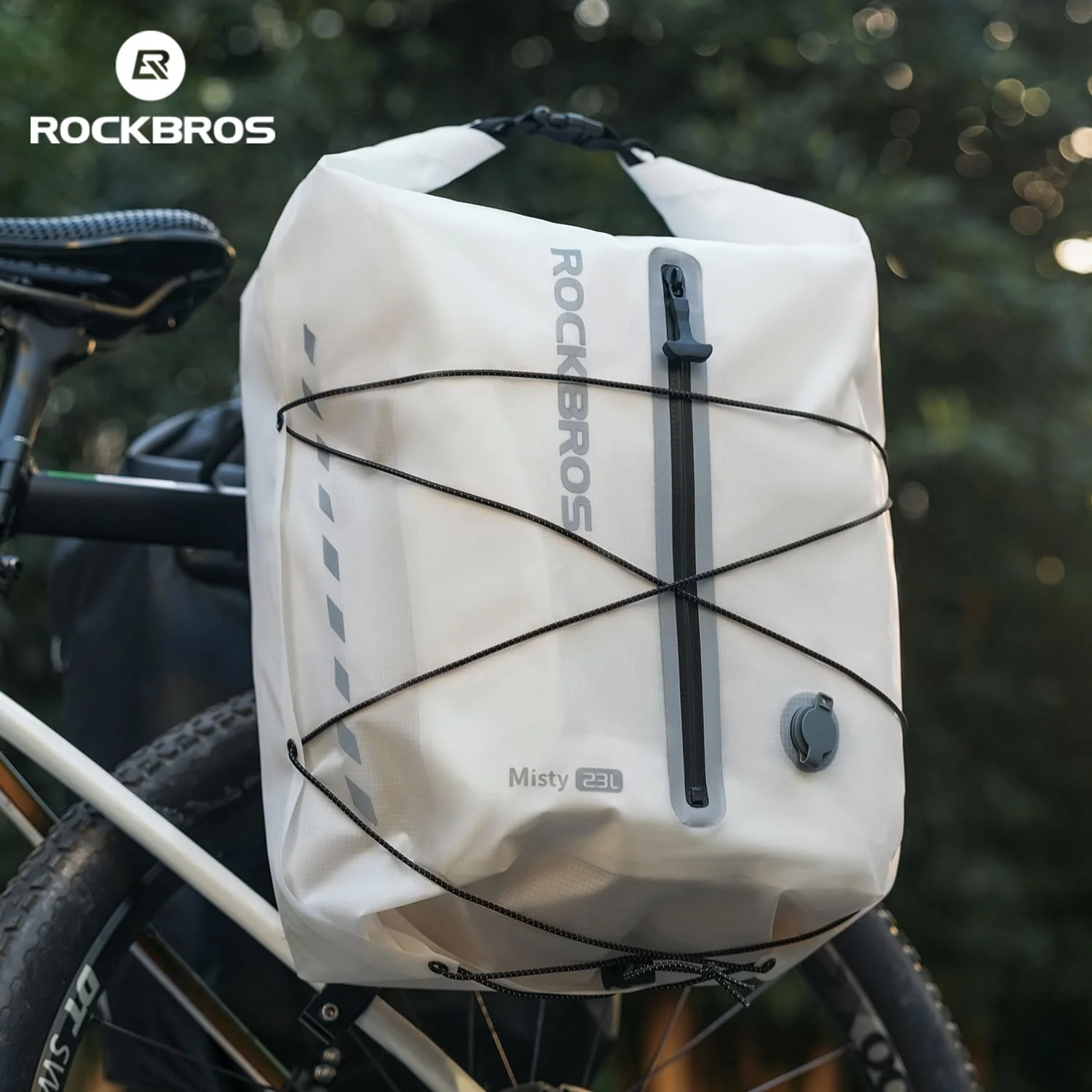 Lightweight Waterproof Bike Rear Rack Bag-23L - Image 14