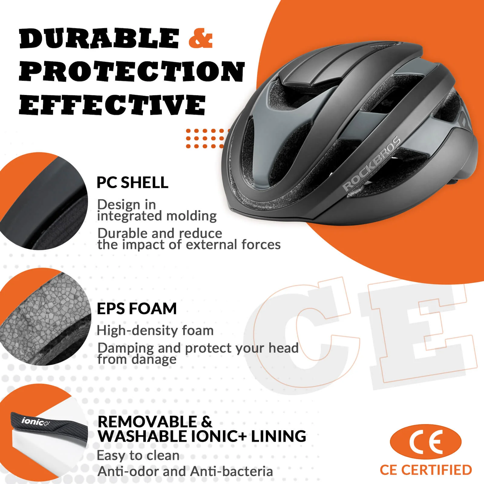 LK-12 Flowing Light Cycling Bike Helmet - Image 3