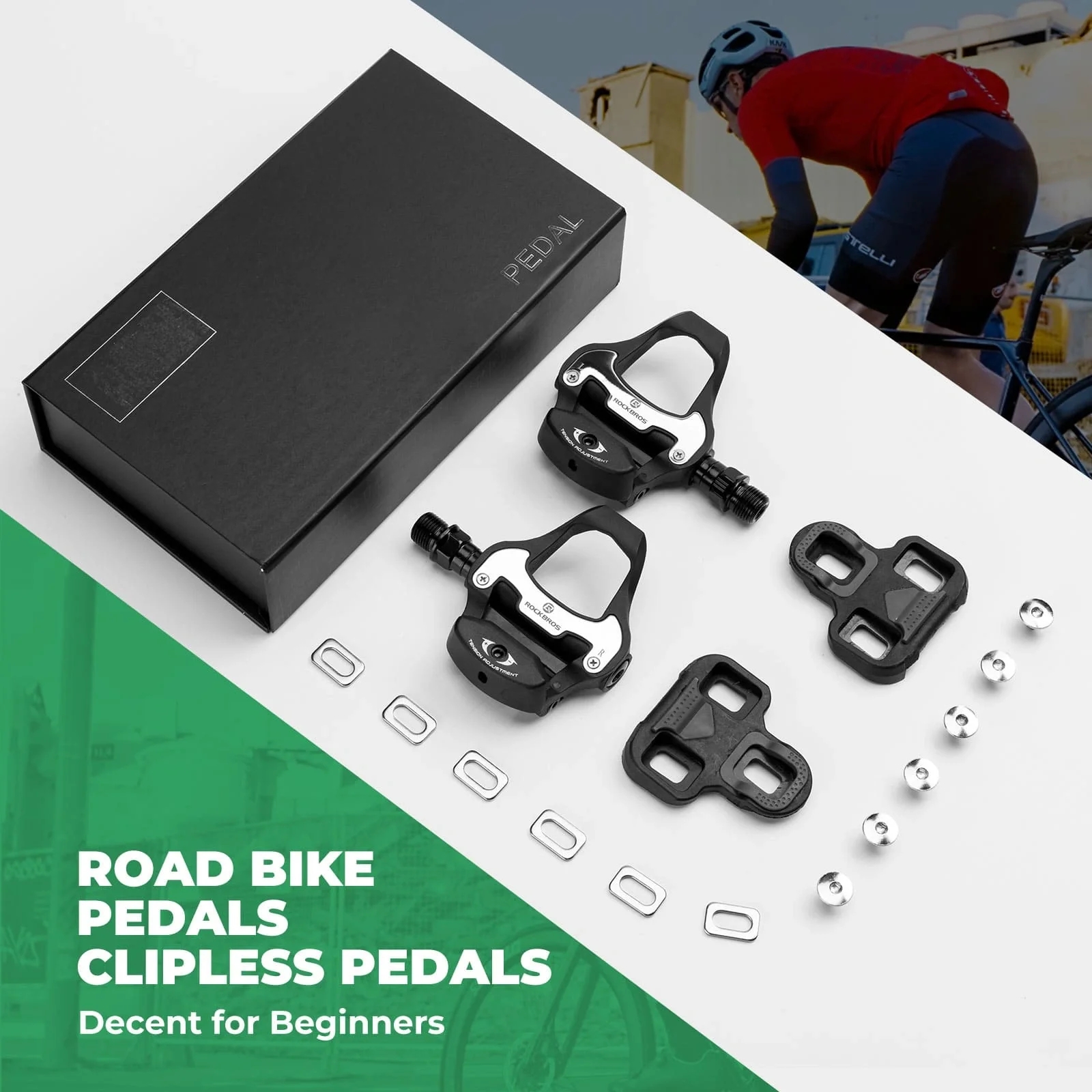 Look System Road Bike Clipless Pedals - Image 9