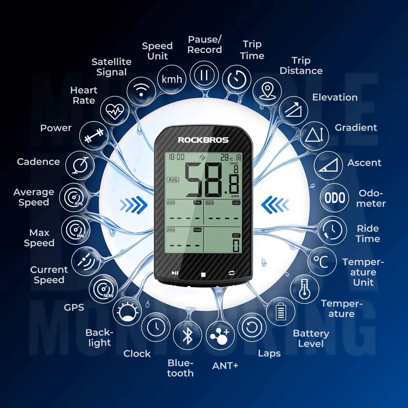 M1 Pro Wireless Bike Computer - Image 3