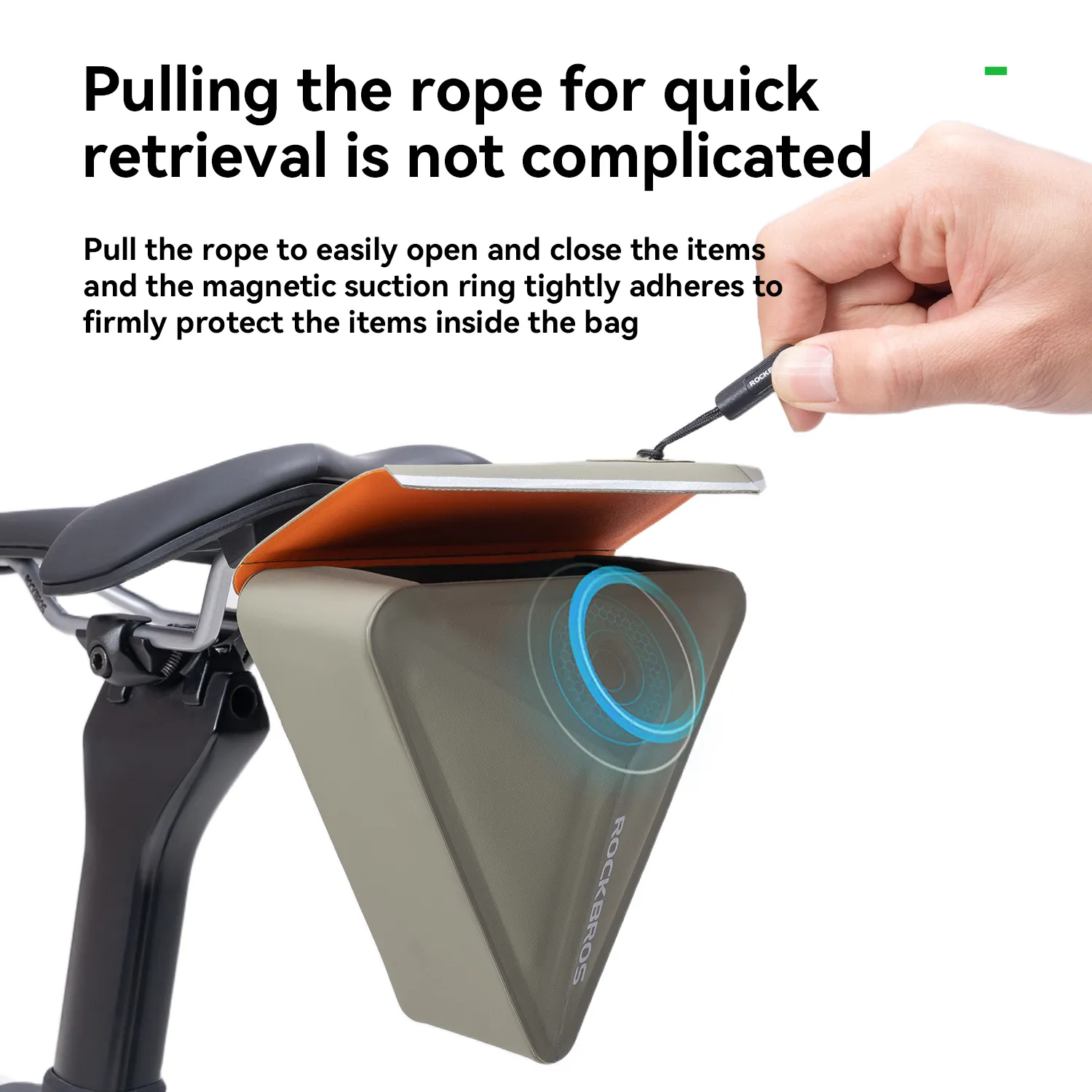 Magnetic Quick Release Bike Saddle Bag - Image 10