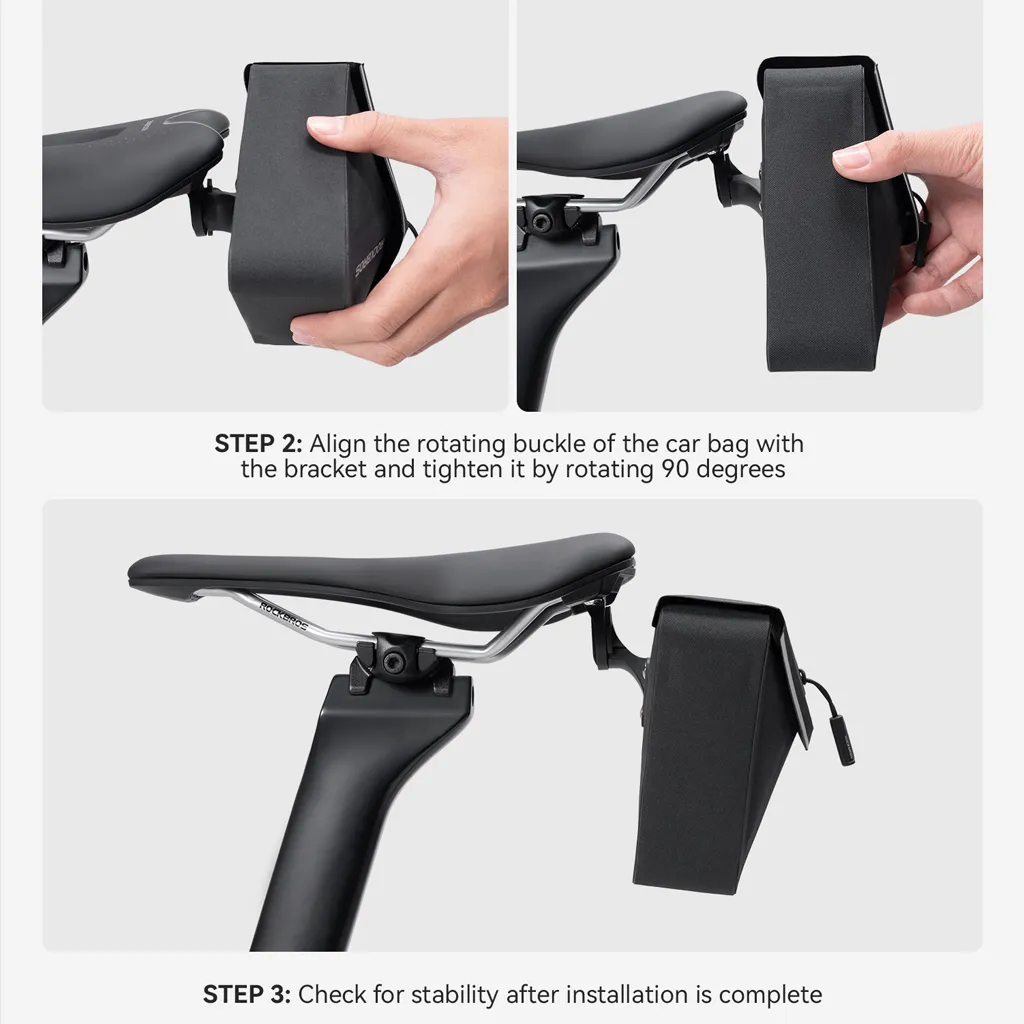 Magnetic Quick Release Bike Saddle Bag - Image 15