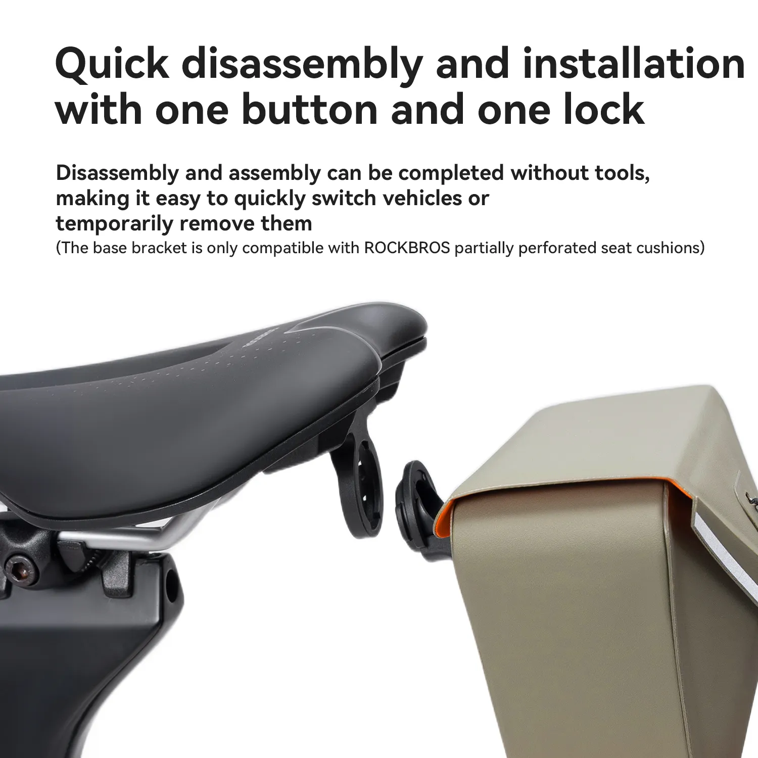 Magnetic Quick Release Bike Saddle Bag - Image 8