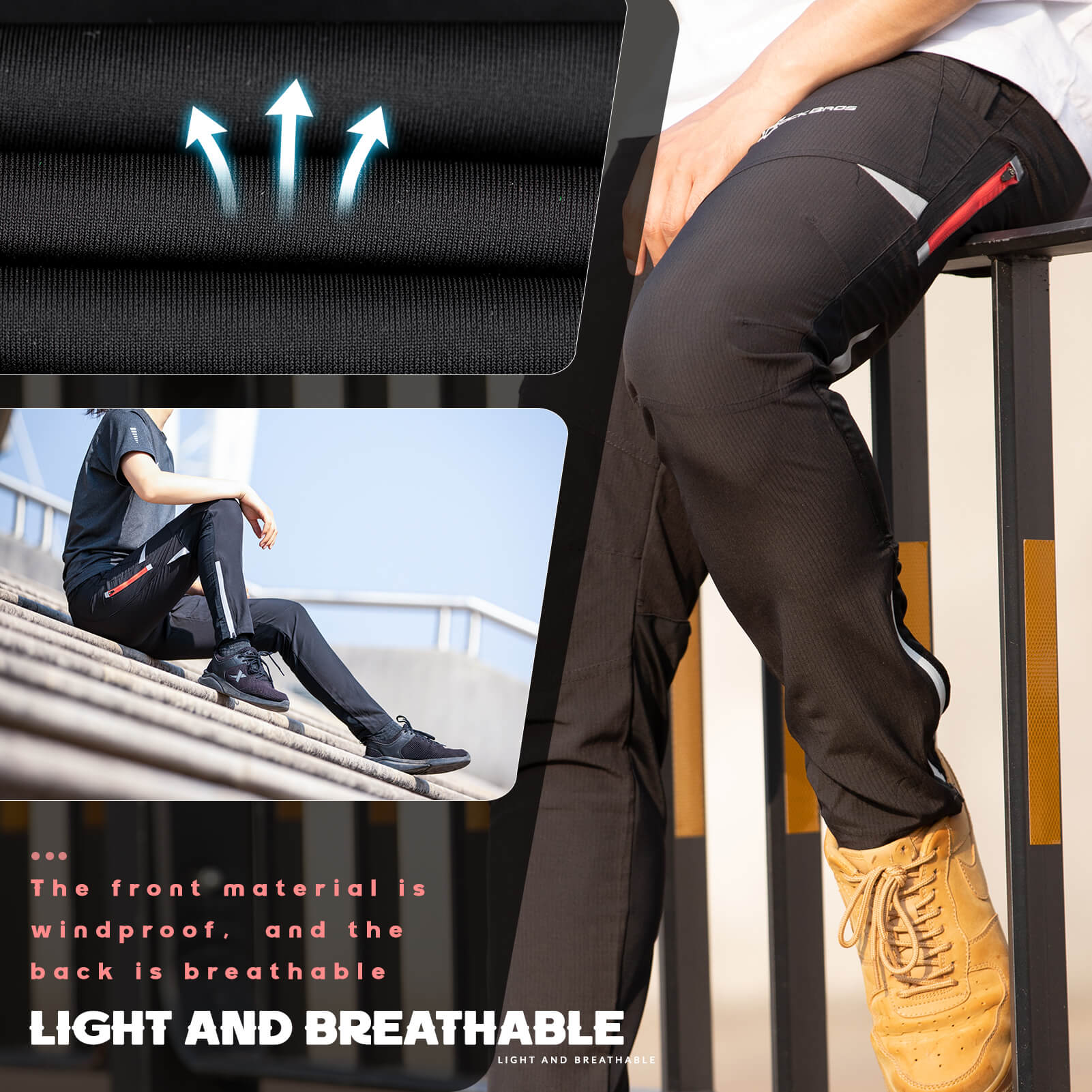 Men’s Breathable Cycling Pants High Stretch - Image 4