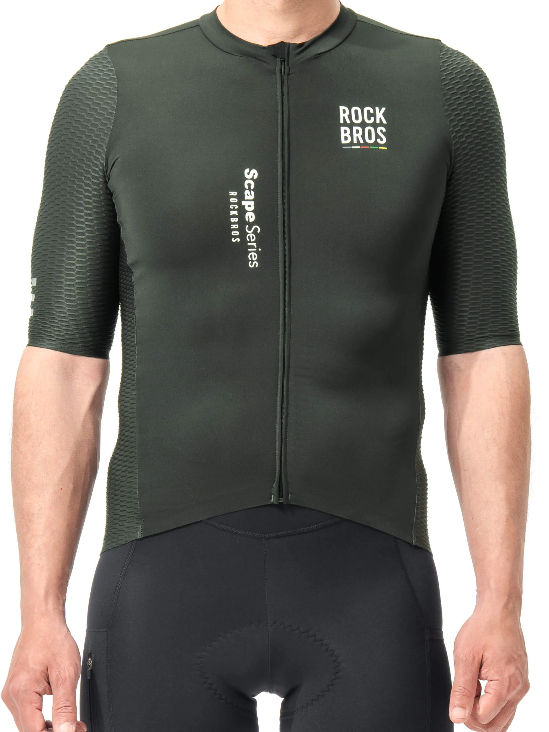 Men's ROAD-TO-SKY Quick-Dry Short-Sleeve Cycling Jersey - Image 3