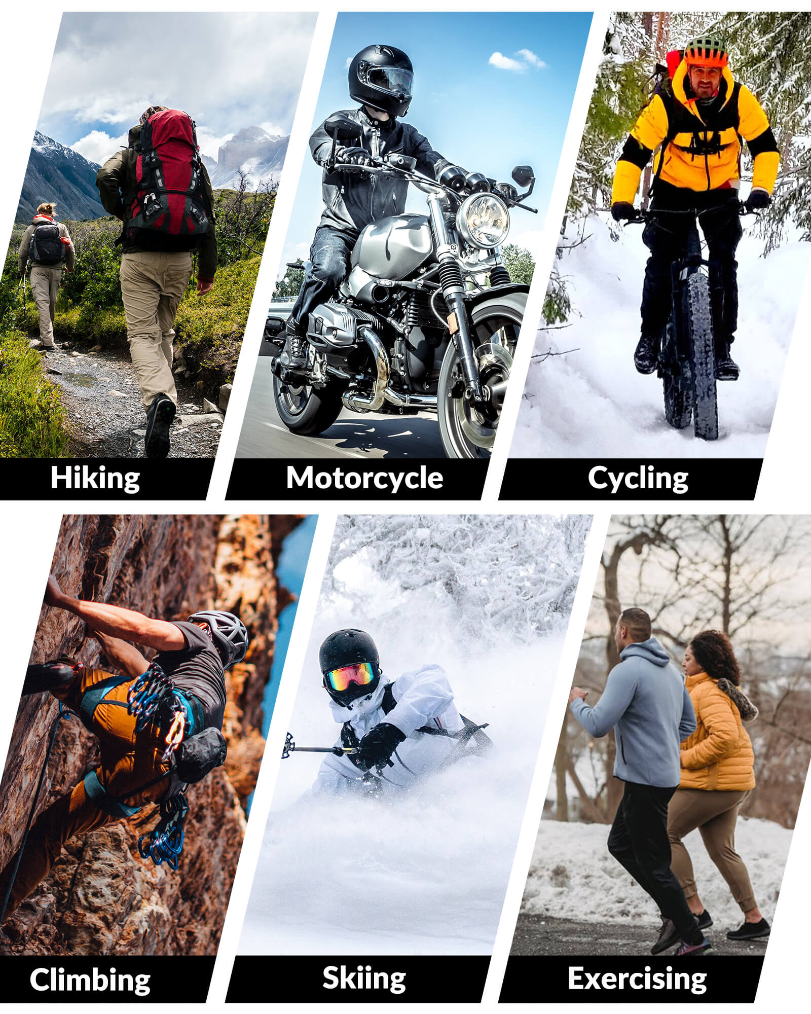 Men's Thermal Fleece Windproof Cycling Pants - Image 8