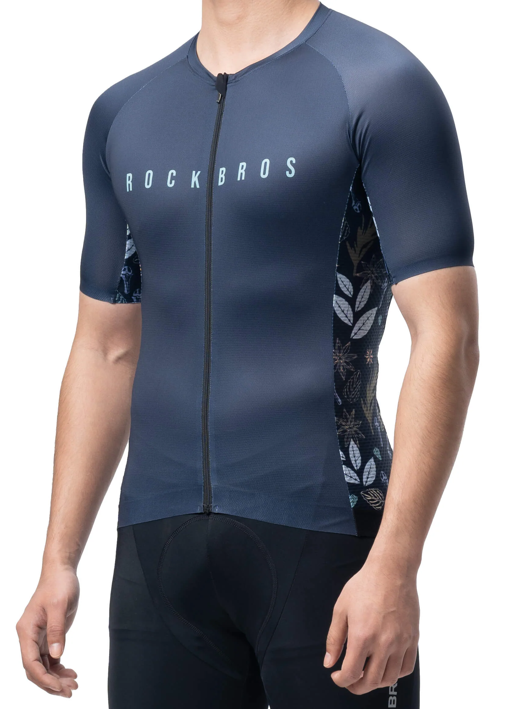 Men's Birds & Flowers Short-Sleeve Cycling Jersey - Image 21