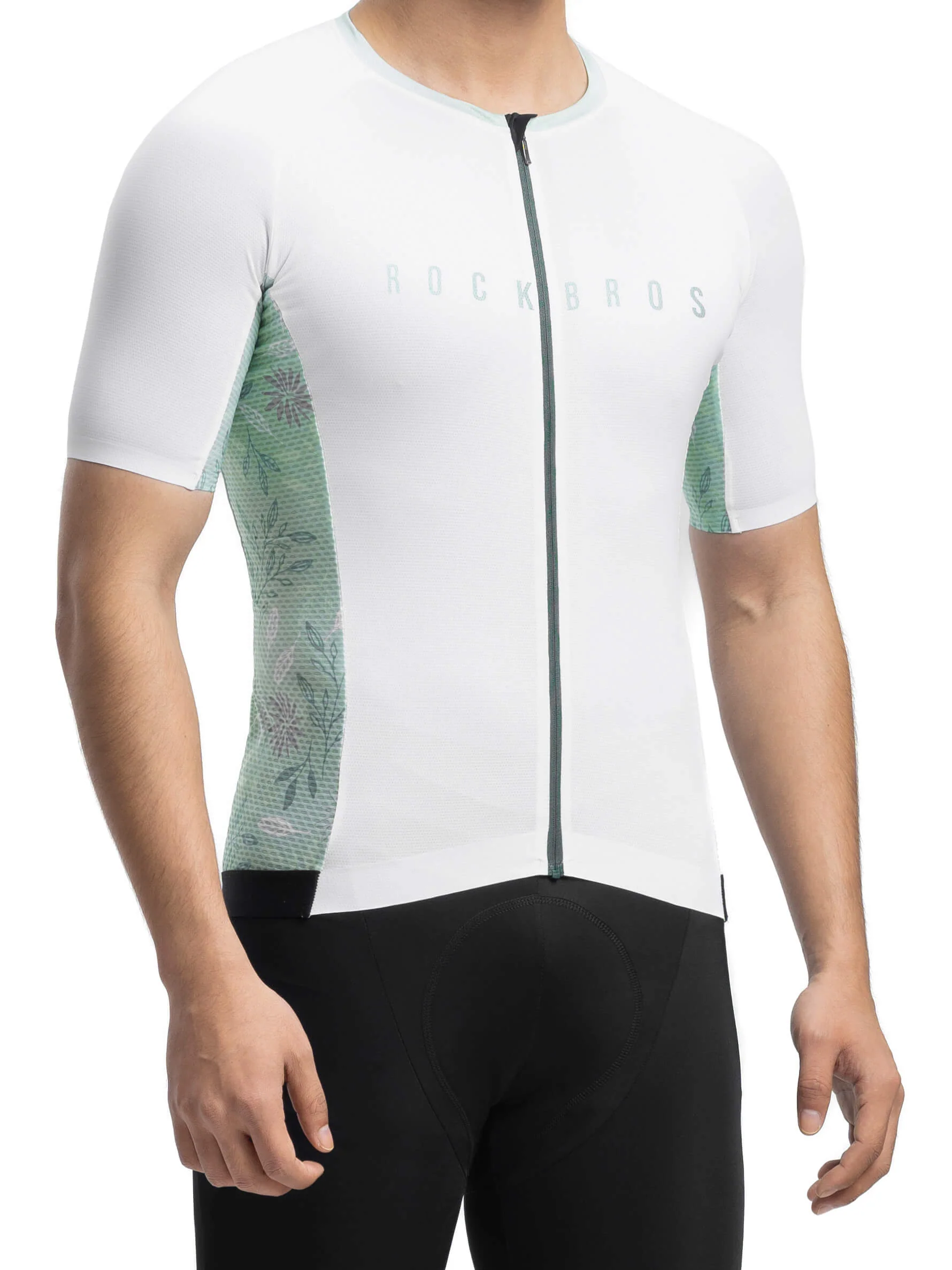 Men's Birds & Flowers Short-Sleeve Cycling Jersey - Image 5