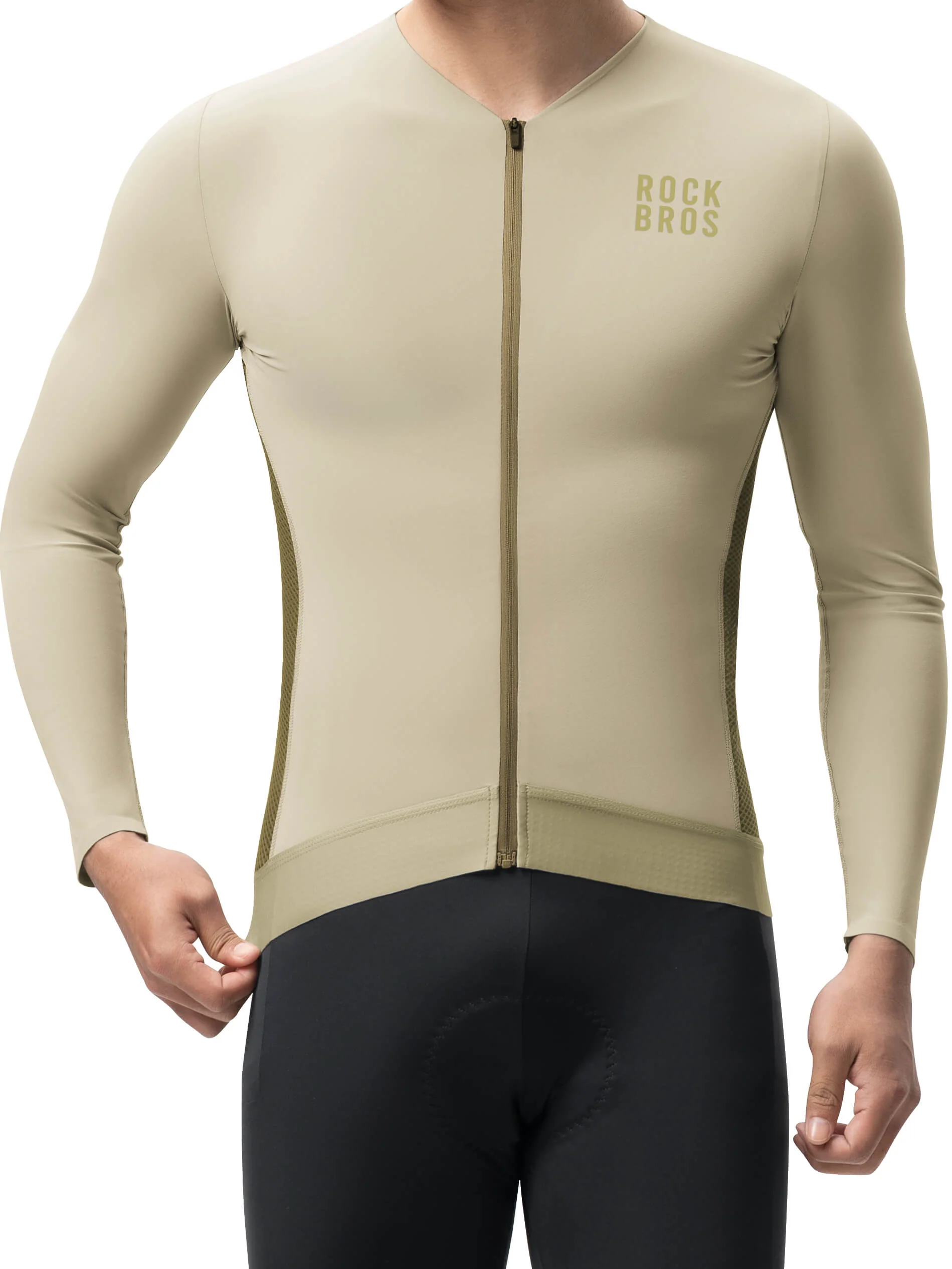 Men's Colorblock Long-Sleeve Cycling Jersey - Image 13
